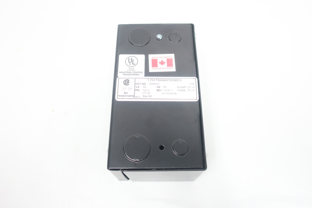 Transformateur Horizontal 50VA 120V/240V Vers 24V - Modèle HCT-31D0BB06 - Neuf - Pour Applications électriques