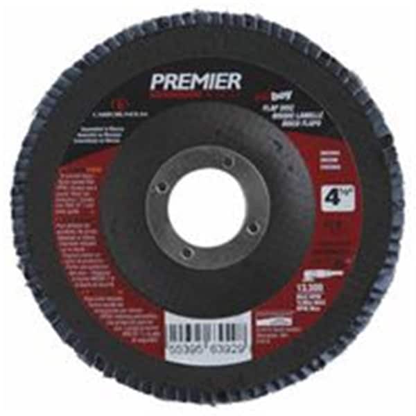Discos de Solapa Carborundum Premier Rojo de Zirconia Alúmina Tipo 27 Fat Boy - 4.5 pulgadas - 40 Granos - 481-05539563929