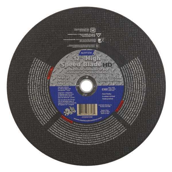 Norton Abrasives CutOff Whl, Gemini Metal HD, 12"x1/8"x20mm - 66252836708

Traducción: Disco de corte Norton Abrasives, Gemini Metal HD, 12"x1/8"x20mm - 66252836708