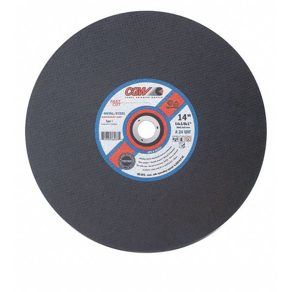 Cgw Abrasivos Disco de corte, 20x3/16x1, Estacionario - 70109