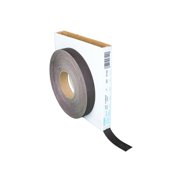Pferd 1" Rollo para taller - Resina/Resina de servicio ligero - Rollo de 50 yardas - Óxido de aluminio - 240 granos - 47109