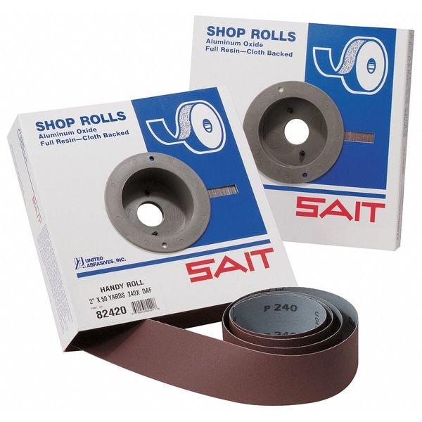 United Abrasives/Sait SAIT 81505 DA-F Handy Roll, 1" x 50 yardas, 150 Grit, paquete de 1 - 81505