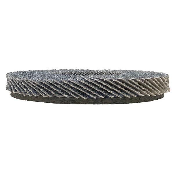 Disco de láminas de alta densidad súper Tigre Paw de 4-1/2" de Weiler, plano (TY27), 60Z, 7/8" - 51162.