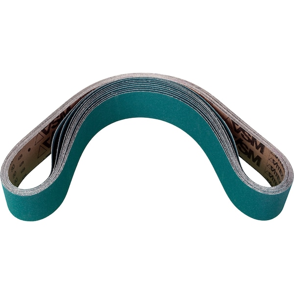 Cinta recubierta Pferd, Zirc, 2-1/2"x60", 80 grit, recubierta, 2-1/2" de ancho, 60" de largo, 80 grit, Alúmina de circonio - 49832