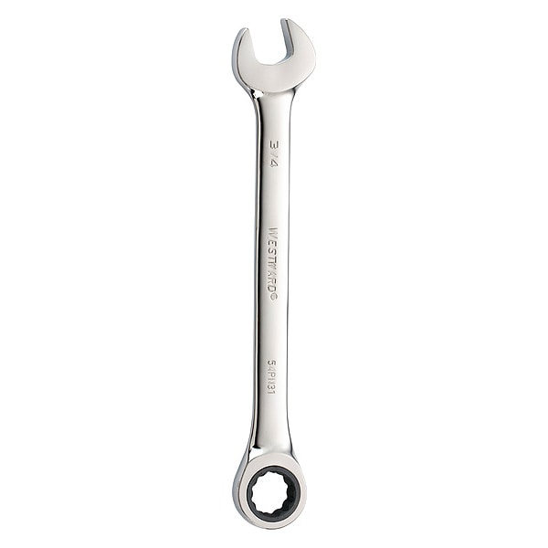 Llave de combinación Westward, SAE, 9 3/4 pulgadas de longitud, 3/4 pulgadas de cabezal, 12 puntos - 54PN31