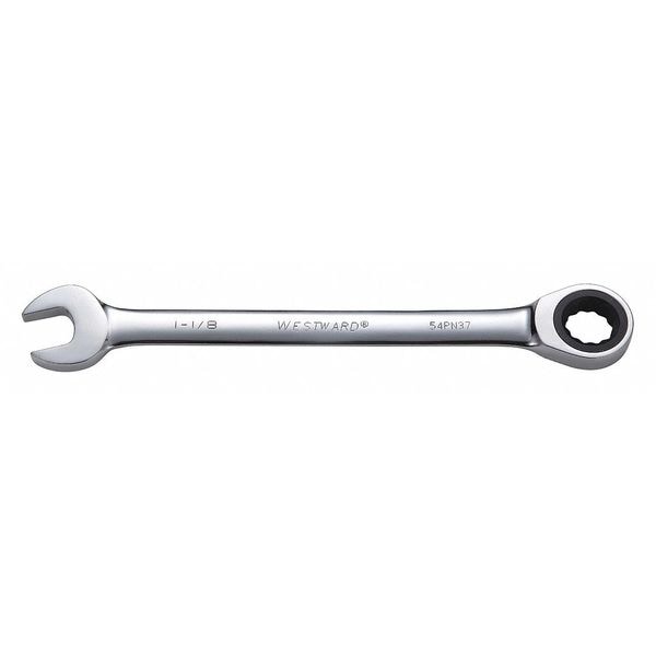Llave de trinquete hacia el oeste, combinación, SAE, 1-1/8 - 54PN37