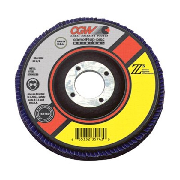 Disco de láminas Ultimate Cgw Abrasives 4-1-2X5-8-11 Z3-40 T27 - 421-54012