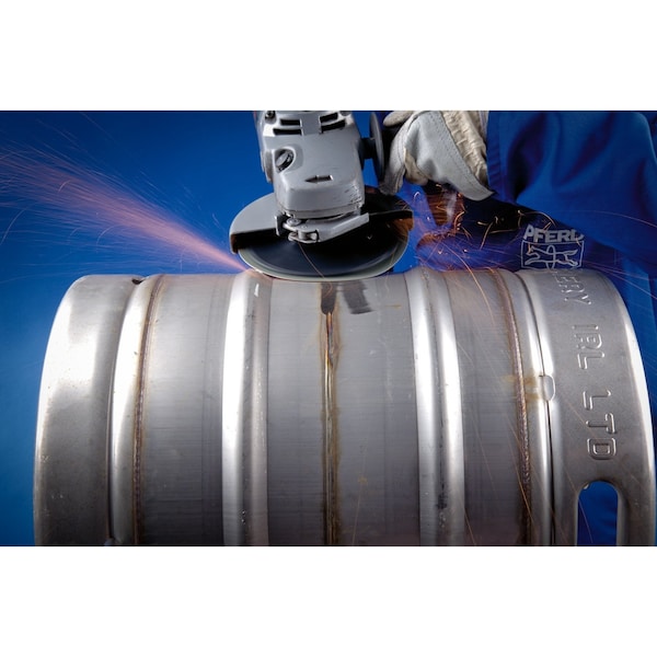 Disco de fibra Pferd COMBICLICK®, 7" de diámetro - Óxido de cerámica CO-COOL, grano 24 - 40746