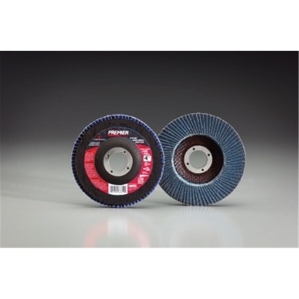 Carborundum Premier Red Zirconia Alumina Tipo 29 - 4.5 pulgadas - 481-05539518620