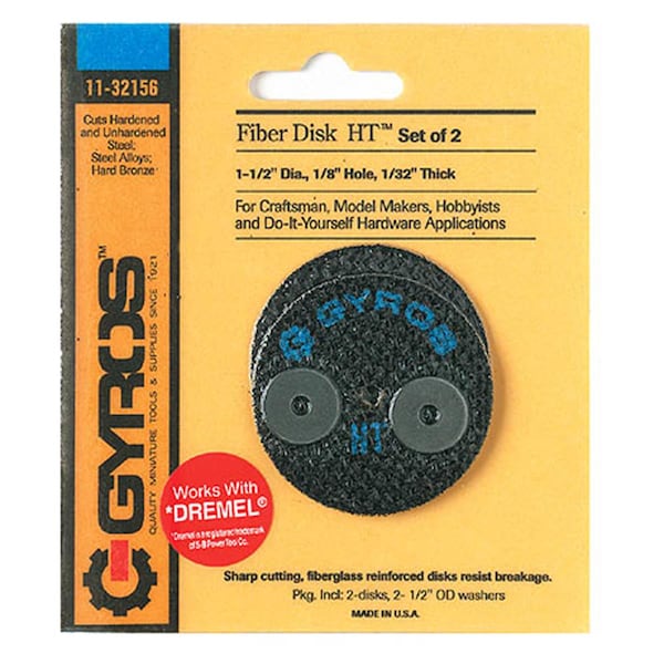 Herramientas de Precisión Gyros 1-.50in. Disco de Fibra de Alta Tensión Gyros - 11-32156