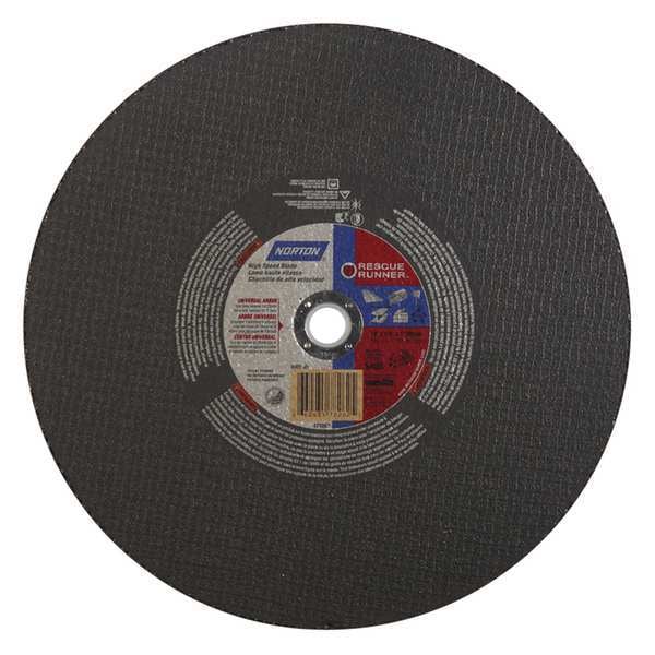 Rueda de corte Norton Abrasives, Vortex, 14"x1/8"x20mm, 5400rpm - 66243578262