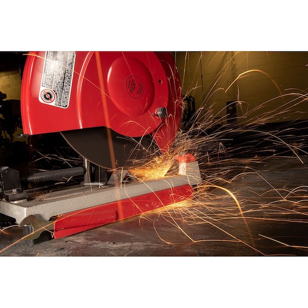 United Abrasives/Sait - Disco de corte Steelworker Tipo 1, cerámico de 14" x 3/32" x 1" - 24053