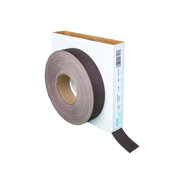 Rollo para taller de 1-1/2" - Resina/Resina Ligera - Rollo de 50 yardas - Óxido de Aluminio - 180 Granos - 47157
