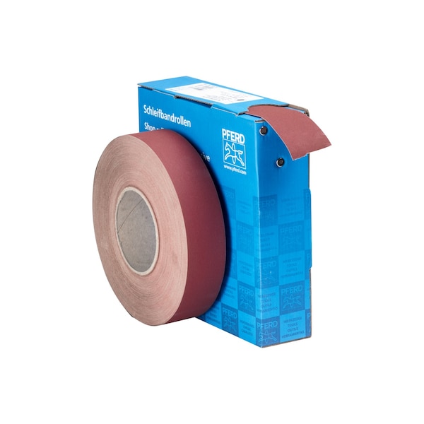 Pferd 1-1/2" Rollo de Taller - Resina/Resina de Alta Resistencia - Rollo de 50 yardas - Óxido de Aluminio - 320 granos - 47175