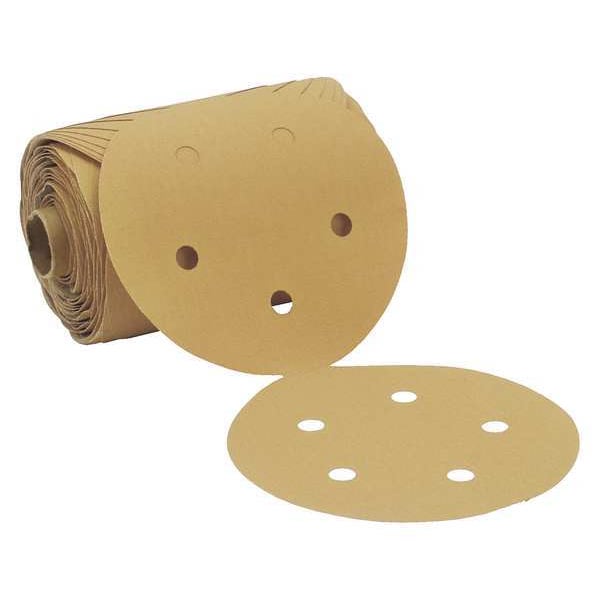 Rollo de discos de papel 3M, 5in. de diámetro, P80, paquete de 4 - 7000119541