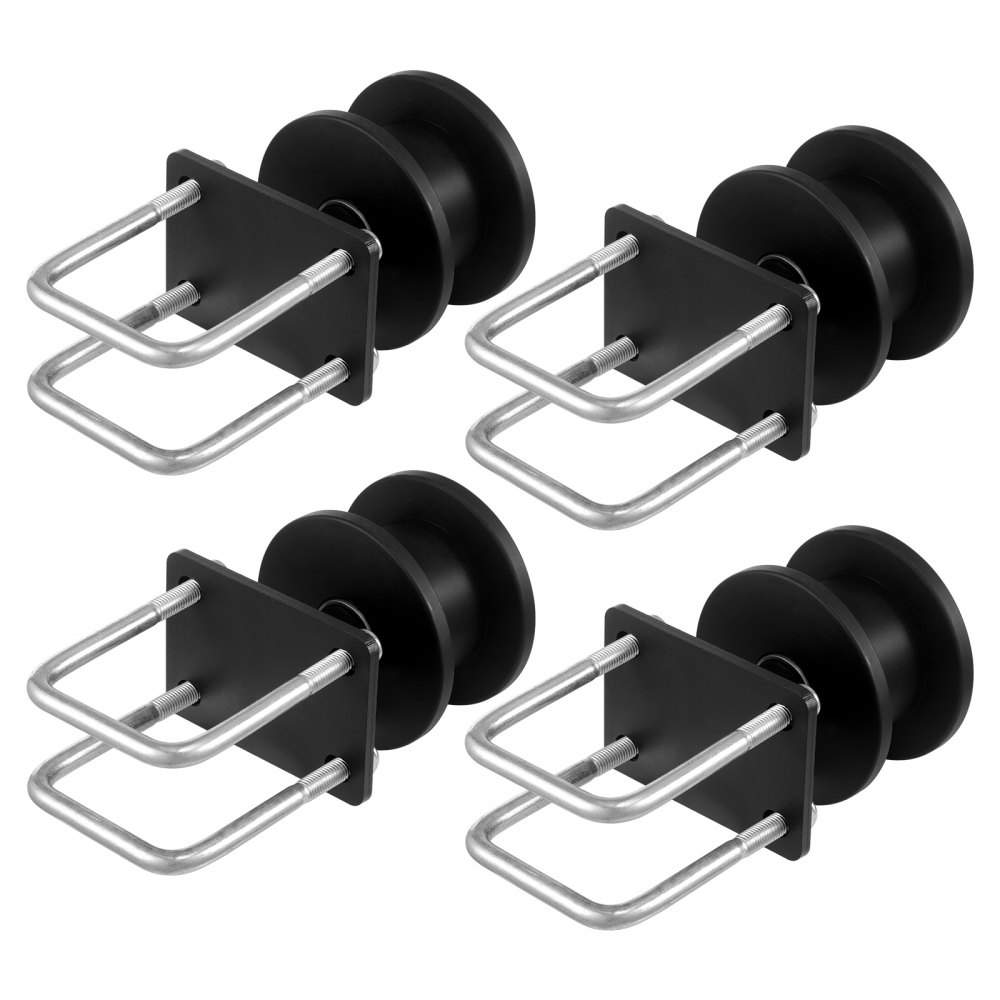 Sliding Gate Kit w/ H-Shaped Groove 4 Track Wheels for Cantilever - HLHMPJGGLDLXKAMNVV0