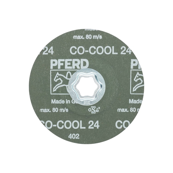 Disco de fibra Pferd Combiclick, 5", Co-Cool, 24 granos - 40732