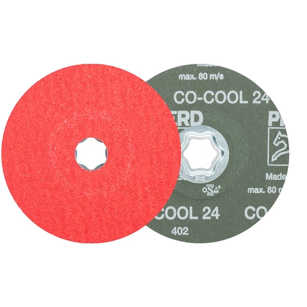 Disco de fibra Pferd Combiclick, 5", Co-Cool, 24 granos - 40732