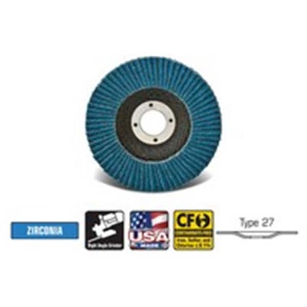 Disco económico de algodón Z-Poly de Cgw Abrasives - Grano 60 - 421-41714