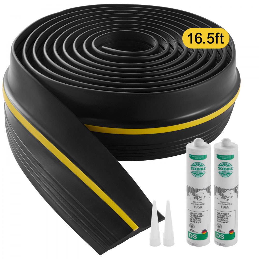 VEVOR Garage Door Threshold Seal Strip 16.5 FT Universal Bottom Waterproof PVC - MFTDT1J165YC2I8WIV0