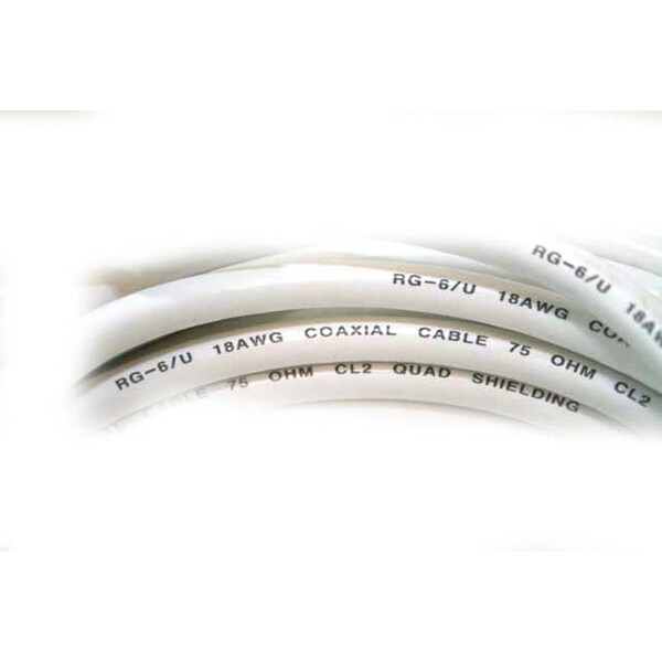 Monoprice Rg6 Cl2 Coaxial Cable w/ F Type 25Ft - 4060