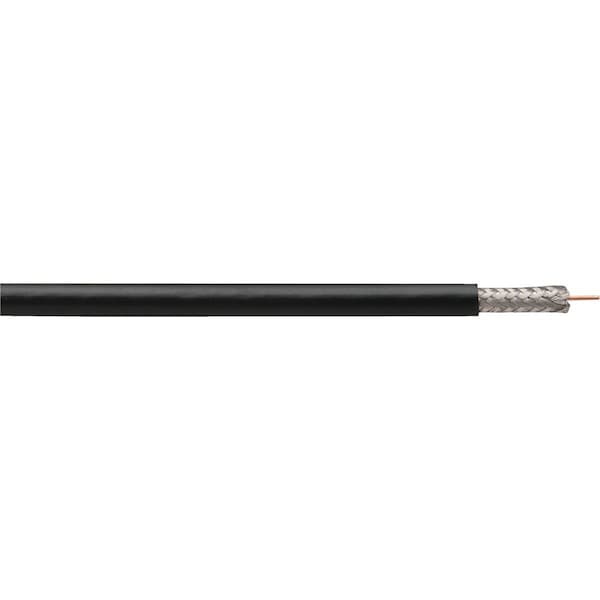 Southwire 1000 Ft. Black Dual Shielded RG6 Coaxial Cable - 920084608
