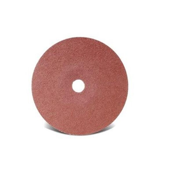 Disco de fibra de resina de óxido de aluminio Cgw Abrasives de 4 x 0.62 pulgadas - 80 granos, paquete de 25 - 421-48006.