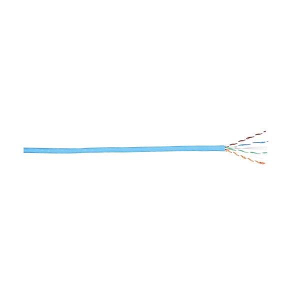 General Cable 23-4P UTP-CMR SOL BC CAT6, PO/PVC WHITE JACKET BOXES, 1000FT - 7133801