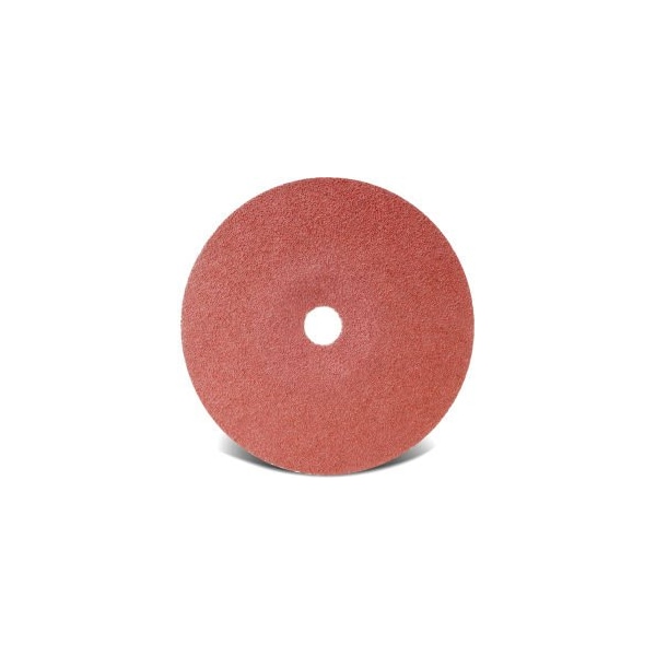 Disco de fibra de resina CGW Abrasives 48032 de 7" de diámetro con grano de óxido de aluminio de 36.