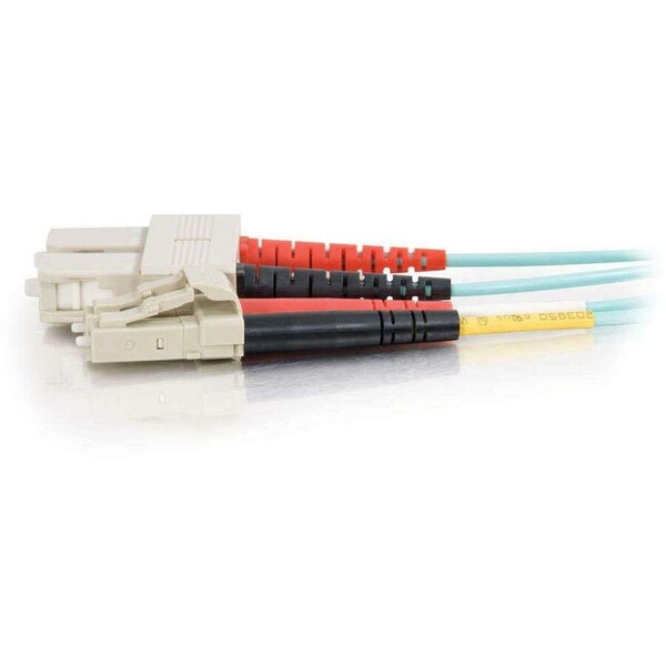 Legrand Fiber Optic Cables, QS 8M LC SC 10G 3.0 DPX PVC - 21622