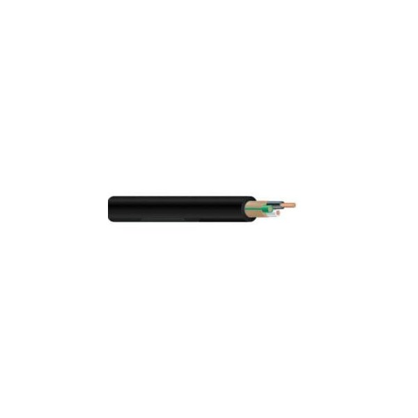 Southwire Portable Cord, SOOW, 8 AWG, 2 C, Black, CPE, Stranded, 600V, 1000 ft - 8255010608