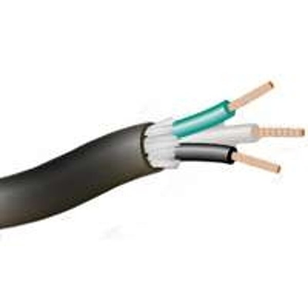 Southwire Portable Cord, SEOOW, 10 AWG, 3 C, Black, TPE, Stranded, 600V, 250 ft - 55039308