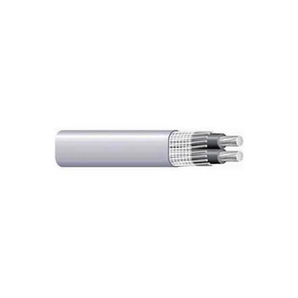 Southwire Portable Cord, XHHW-2, 4/0 AWG, 2 C, Gray, PVC, Stranded, 600V, 100 ft - 13093002