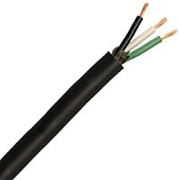 Southwire Portable Cord, SJEW, 18 AWG, Black, TPE - 233850408