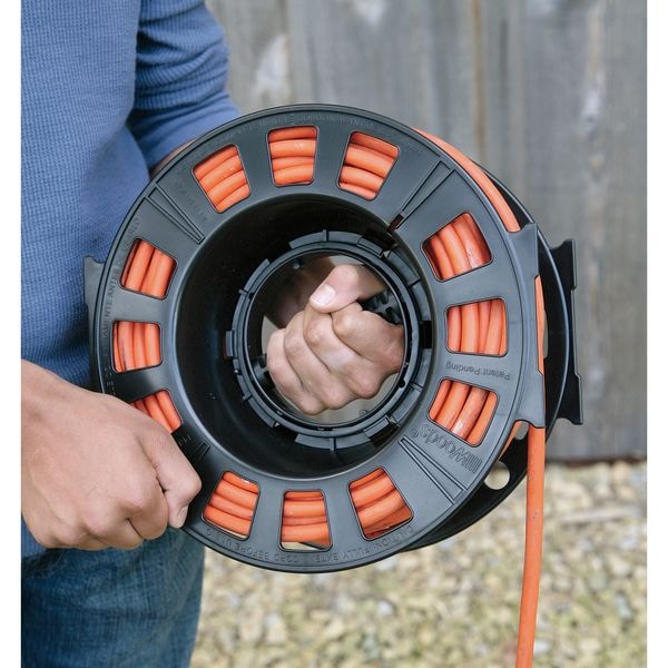 Southwire Cord Storage Reel, Hand Operated, No Configuration, 16 AWG, Black Reel Color, No Cord Length - 82870