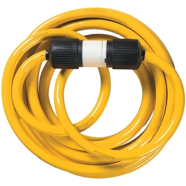 Southwire Electrical Cord, 10 AWG Cable, 25 ft L, 20 A, 125/250 V, Yellow - 1381