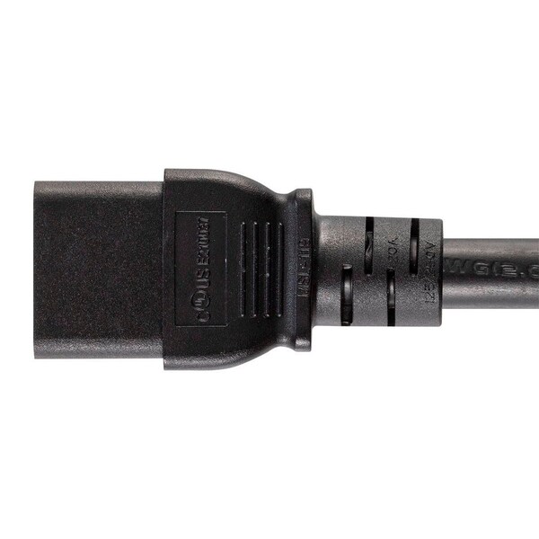 Monoprice Heavy Duty Extension Cord - IEC 60320 C20 to IEC 60320 C19_ 12AWG_ 20A - 40131