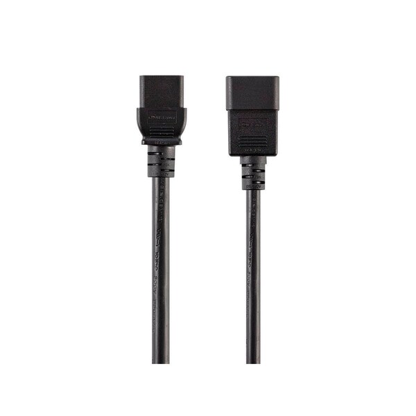 Monoprice Heavy Duty Extension Cord - IEC 60320 C20 to IEC 60320 C19_ 12AWG_ 20A - 40131