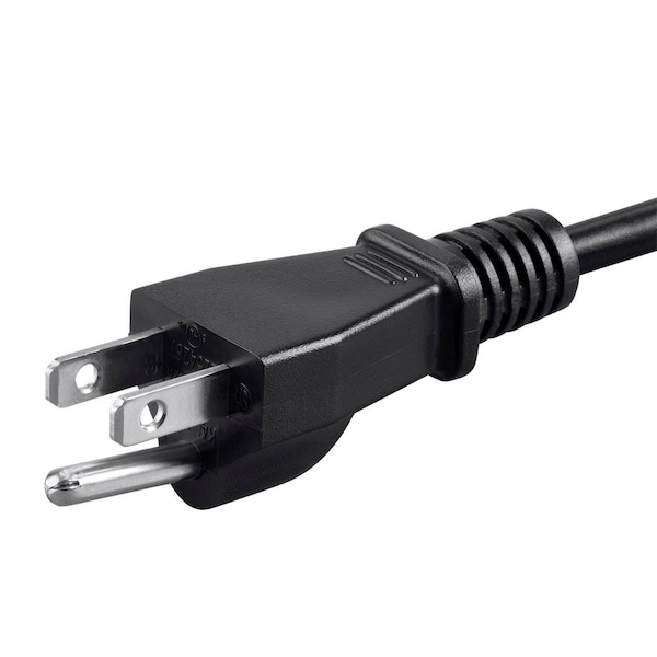 Monoprice Power Cord Splitter - NEMA 5-15P to 2x IEC 60320 C13_ 18AWG_ 10A_ SJT_ - 27314