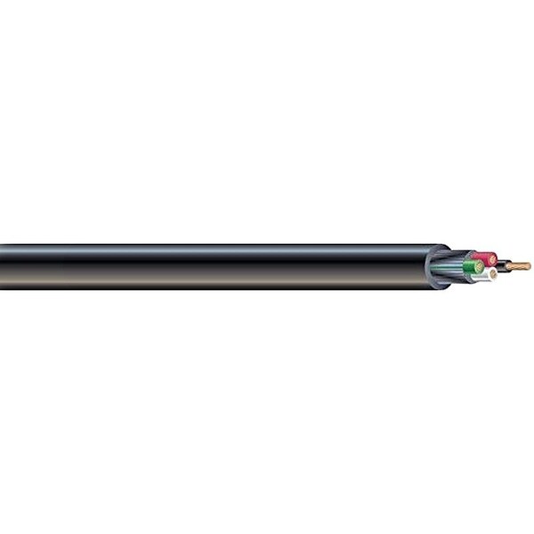 Southwire Power Cord, 10 AWG Wire, 250 ft L, Copper Conductor, TPE Insulation, TPE Sheath, Black Sheath - 55039401
