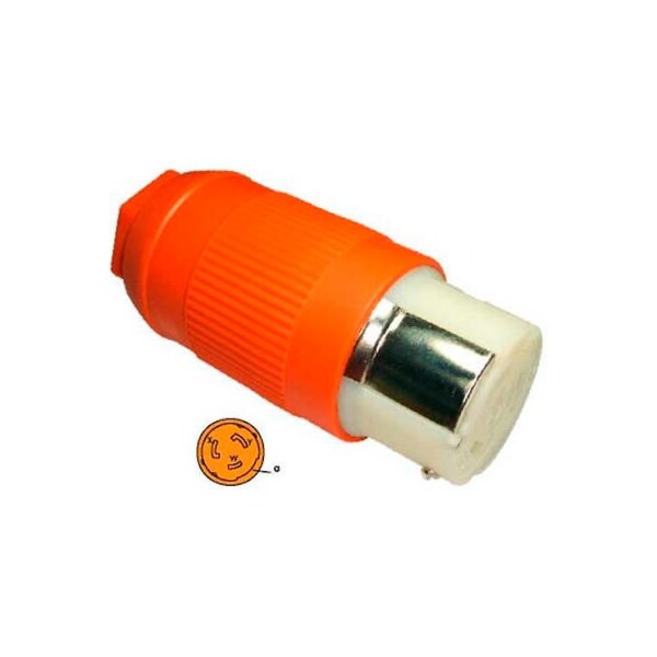 Conntek Conntek, 50-Amp California Stardard AC Locking Assembly Connector, 3 Pole- 4 Wire - 60723
