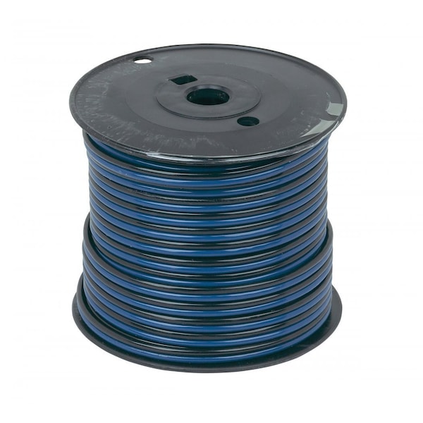 Hopkins Primary Wire, 12 AWG, Copper, Blue/Black - 49975