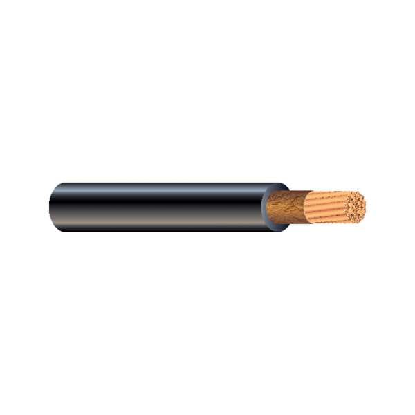 Southwire WeldingCable, EPDM, 1/0AWG, 600V, Blk, 500ft - 104150508