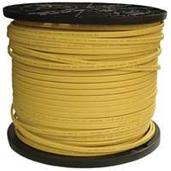 Southwire NM-B Non-Metallic Building Cable, Copper, 12 AWG, 2C with Ground, Yellow, Solid, 400 ft - 4494423