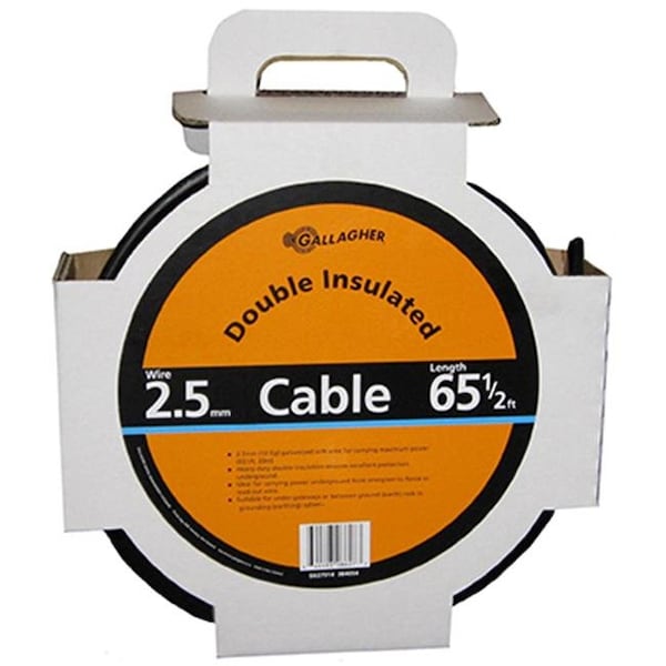 Gallagher Non-Metallic Underground Feeder Cable, UF-B, 12 AWG, 65 ft - 183361