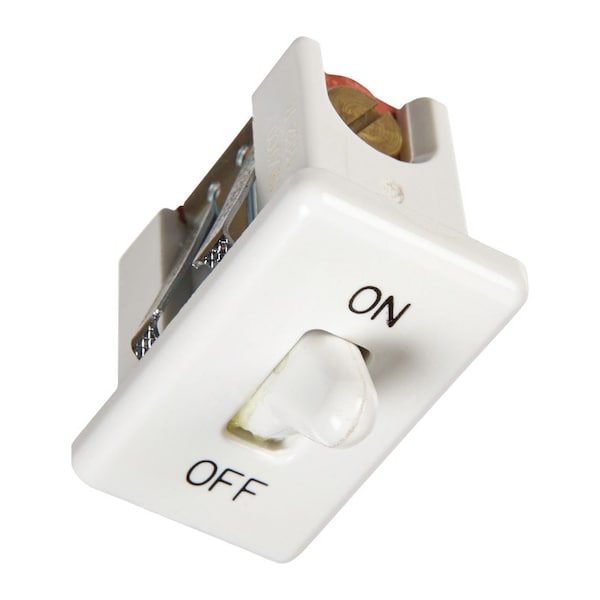 Jandorf Jandorf 20 amps Single Pole Snap-In Toggle Appliance Switch White 1 pk - 61018