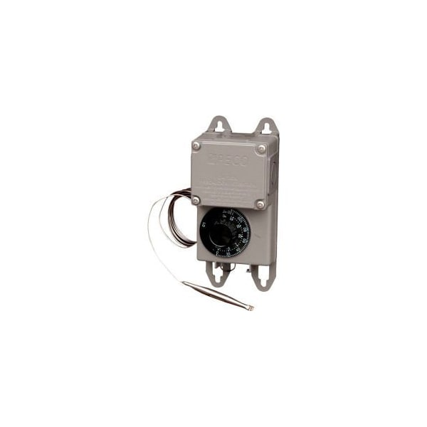 Peco PECO Industrial Temperature Controller TRF115-005 Tmp. Range 0°-120°F Rmt. Bulb Nema 4X - 68426