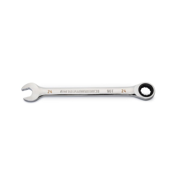Llave combinada de carraca Gearwrench de 24mm y 90 dientes de 12 puntas - KDT86924