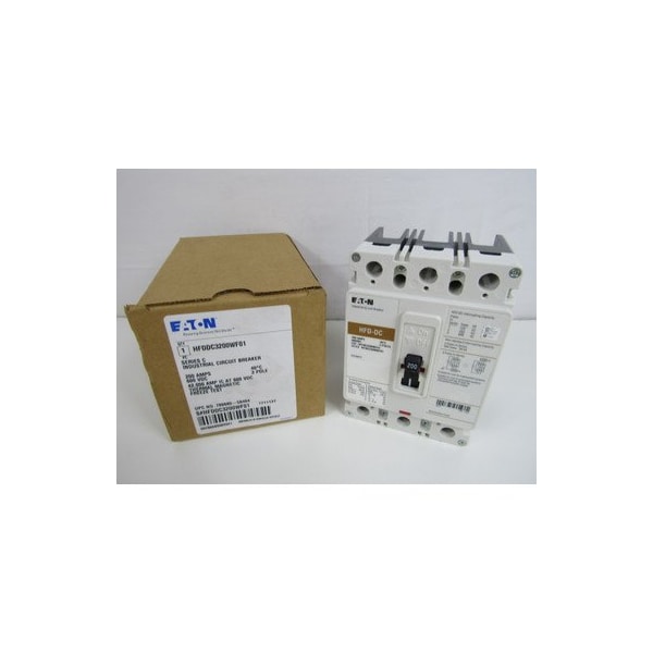 Eaton Molded Case Breakers MCCBs HFD 3P 200A 600V 50/60Hz 3Ph F Frame - HFDDC3200WF01
