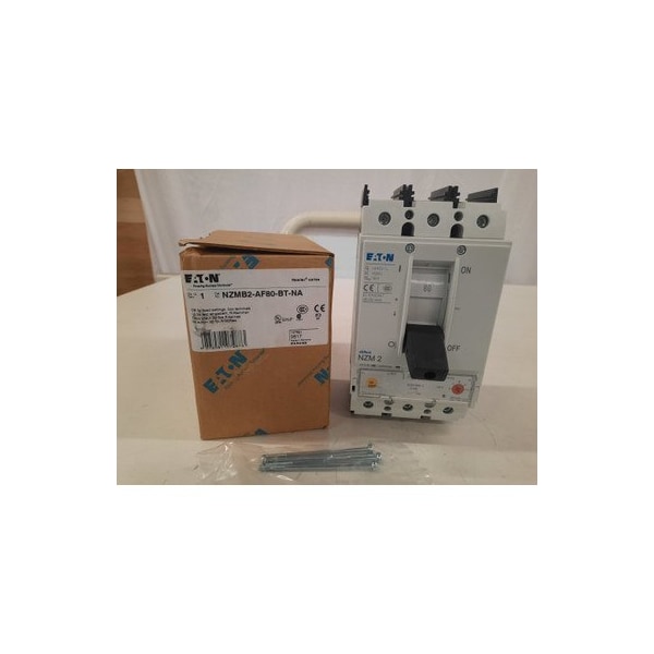 Eaton Molded Case Breakers MCCBs NZMB2 3P 80A 690V 50/60Hz 3Ph - NZMB2-AF80-BT-NA